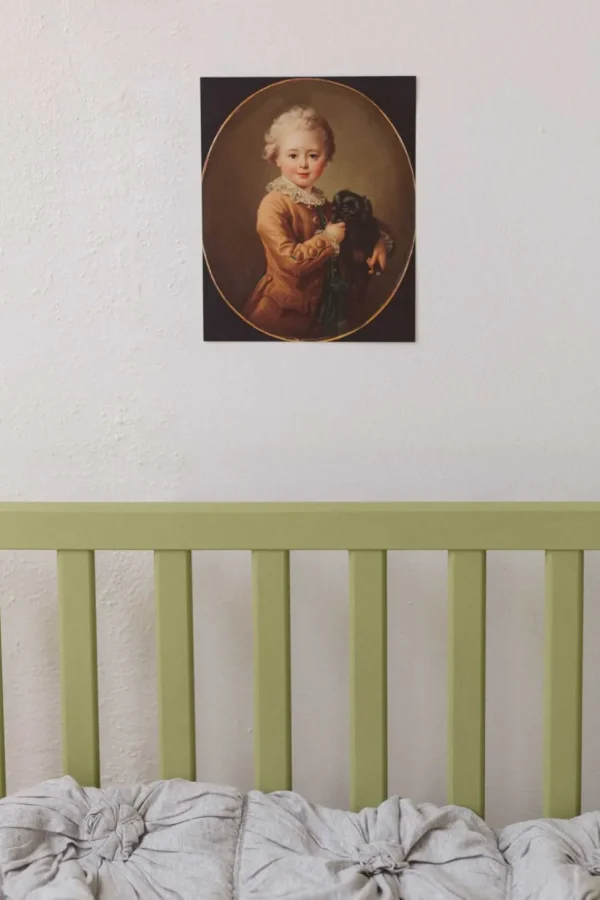 Art Print - Boy With Spaniel