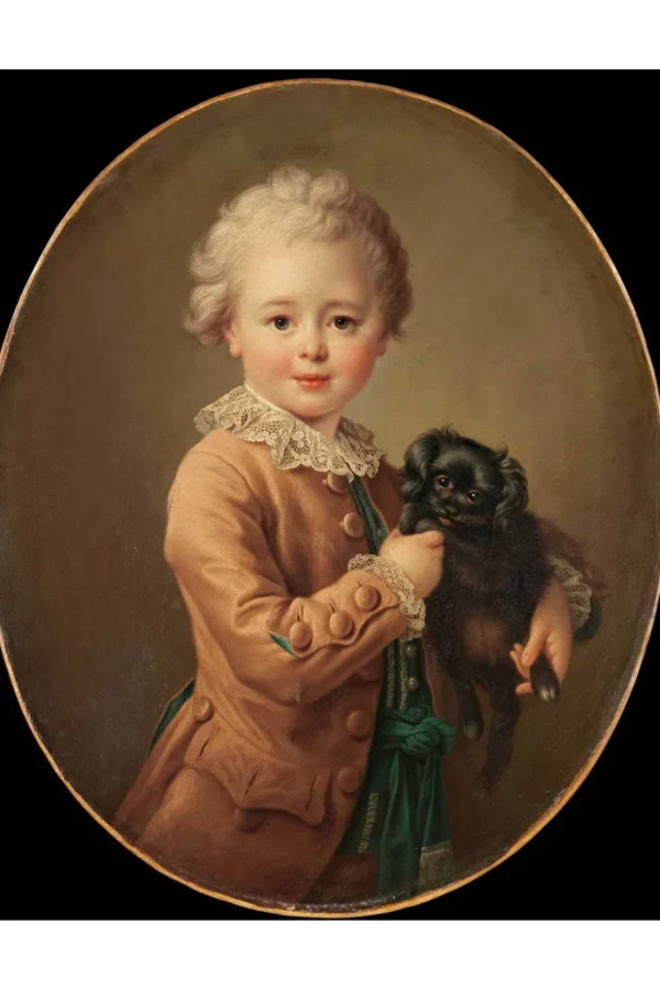 Art Print - Boy With Spaniel