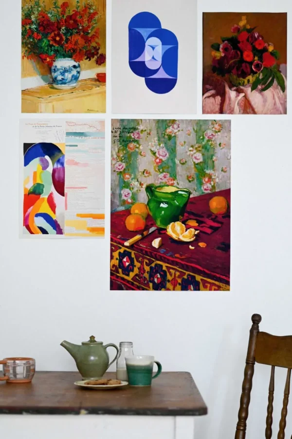 Art Print Set - Mixed Flowers