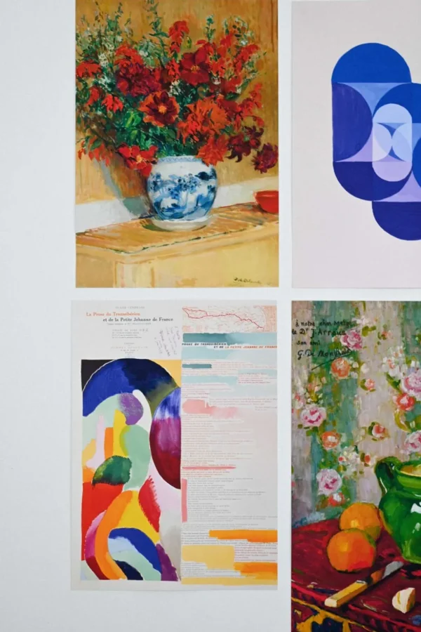 Art Print Set - Mixed Flowers