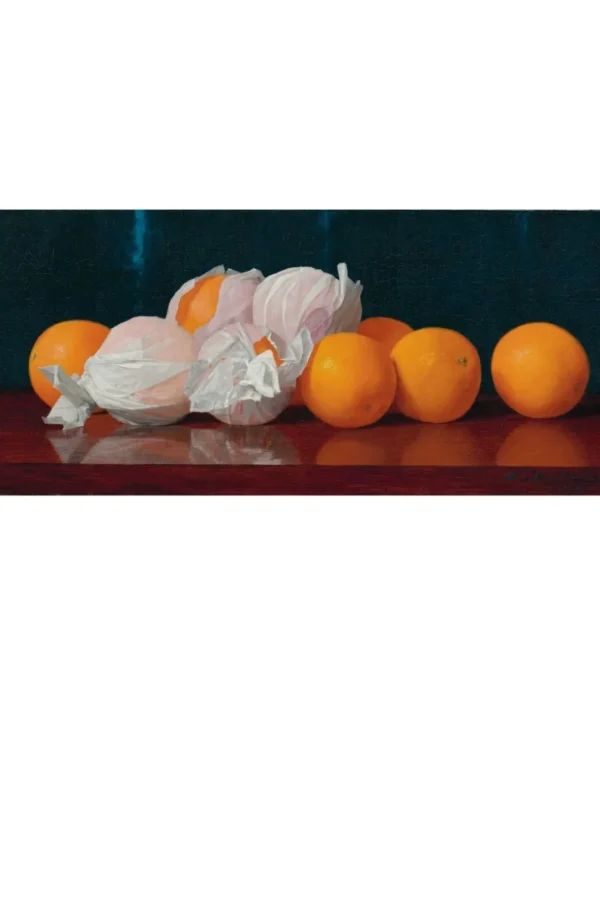 Art Print Wrapped Oranges