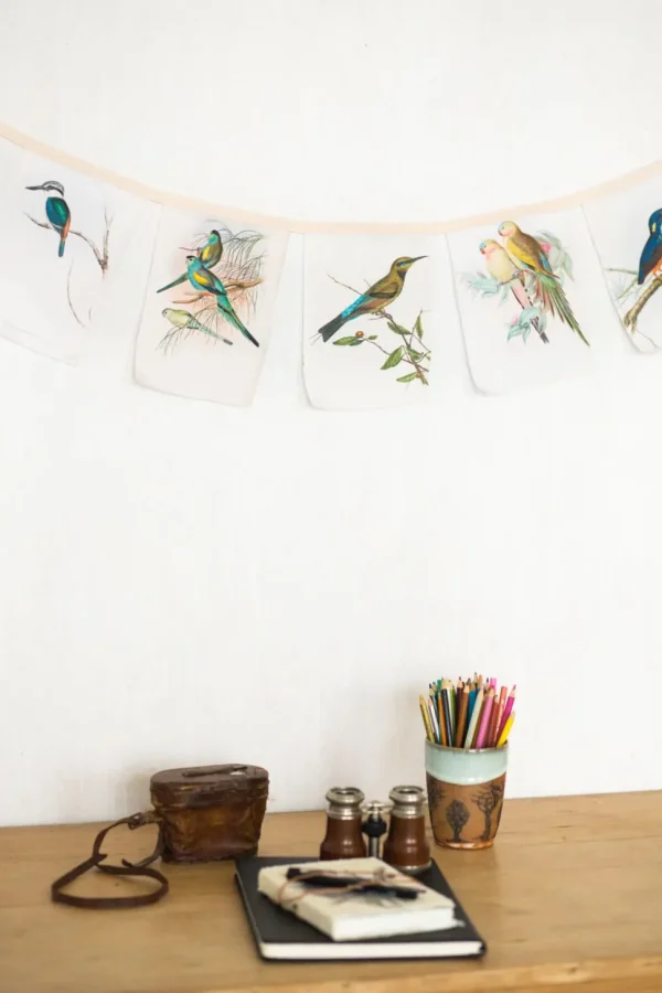 Australian Birds Garland *Organic Cotton