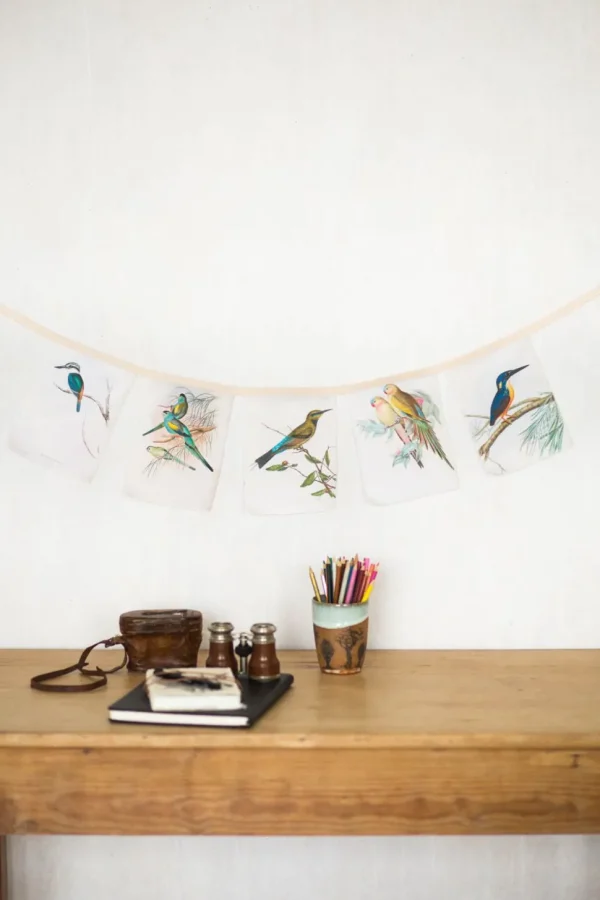Australian Birds Garland *Organic Cotton