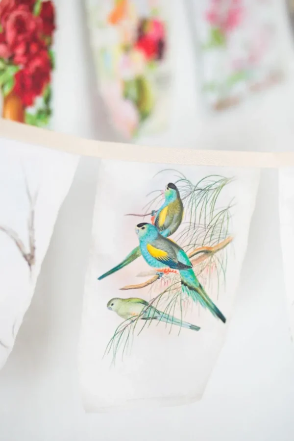 Australian Birds Garland *Organic Cotton