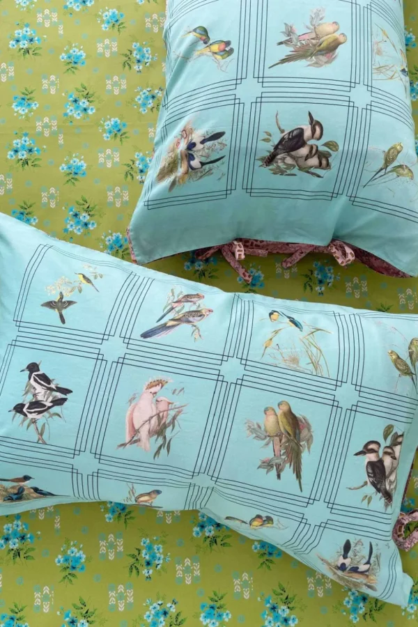 Australian Birds Pillowcase Set *Organic Cotton