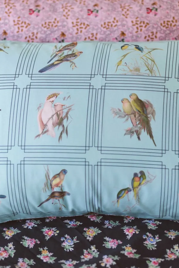Australian Birds Pillowcase Set *Organic Cotton