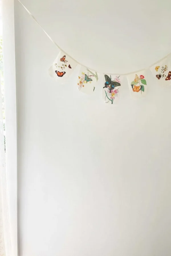Butterflies Garland *Organic Cotton