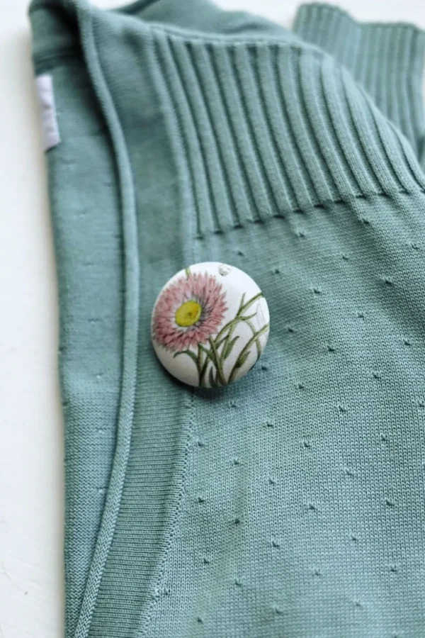 Carly Cardigan In Stillwater *Organic Cotton