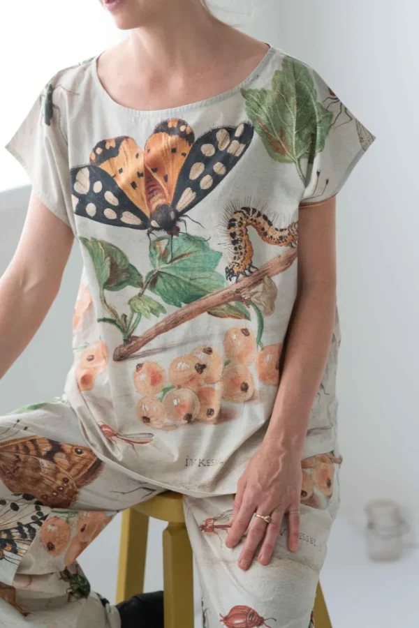 Eleanor Top In Insects Print