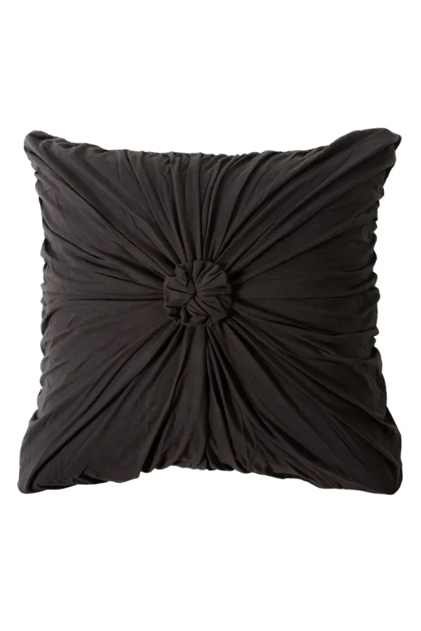 Euro Rosette In Charcoal *Organic Cotton