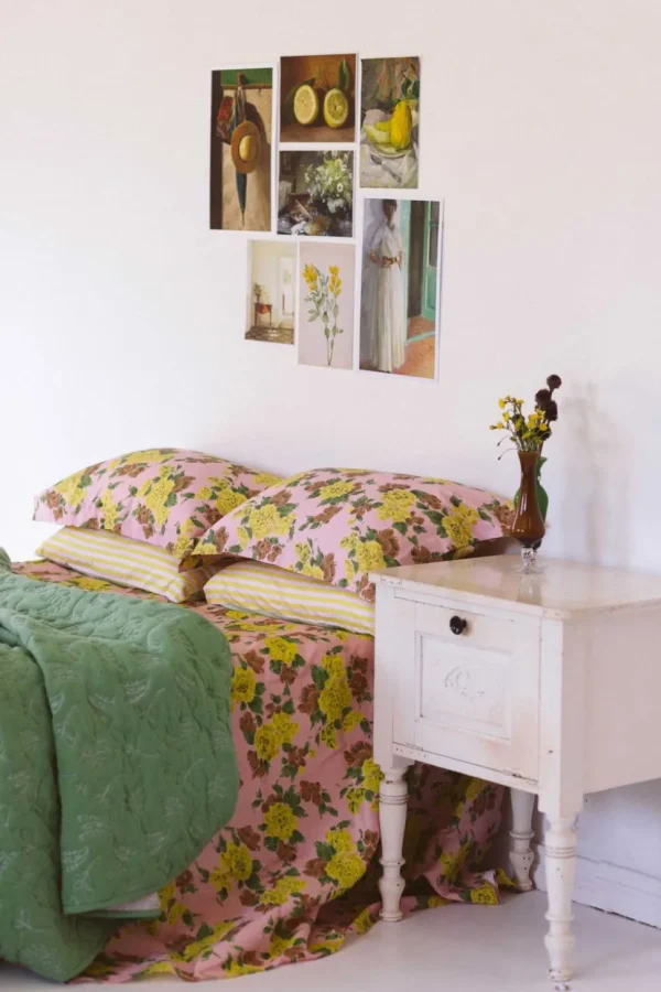 Garden Quilt In Grass/Grey *Organic Cotton