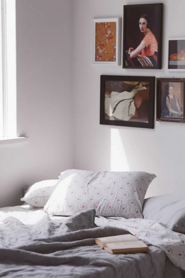 Garden Quilt In Grass/Grey *Organic Cotton