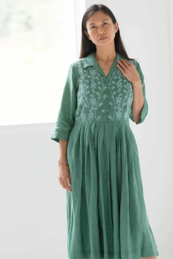 Gianna Dress Evergreen