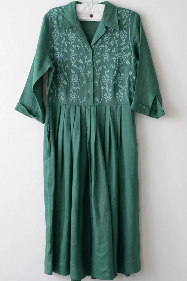 Gianna Dress Evergreen