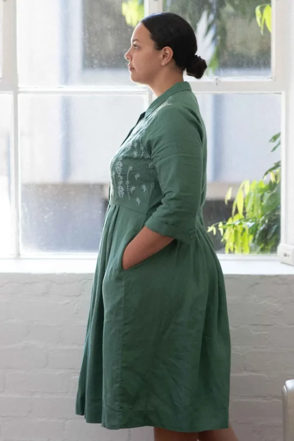 Gianna Dress Evergreen