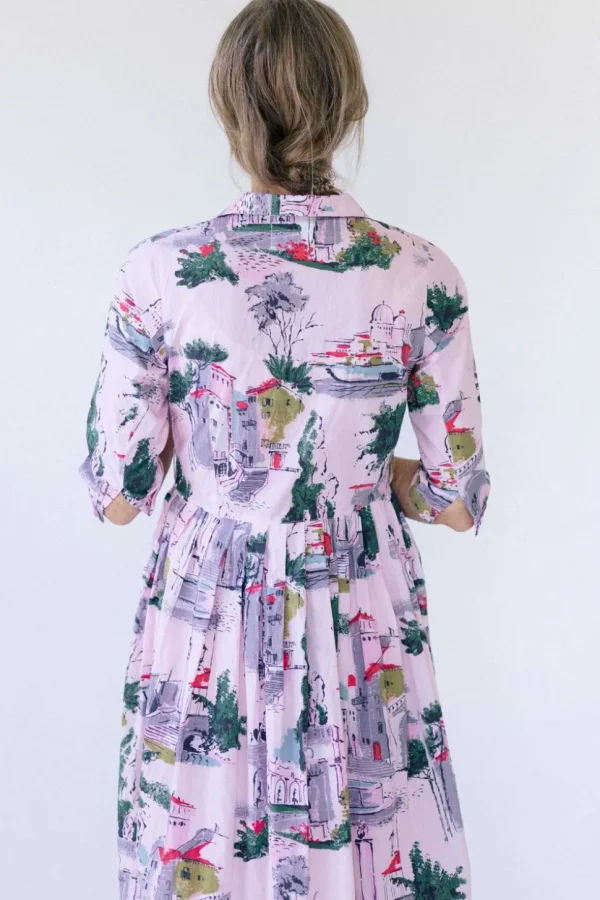 Gianna Dress In Sorrento *Organic Cotton