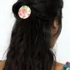 Hair Button Aster
