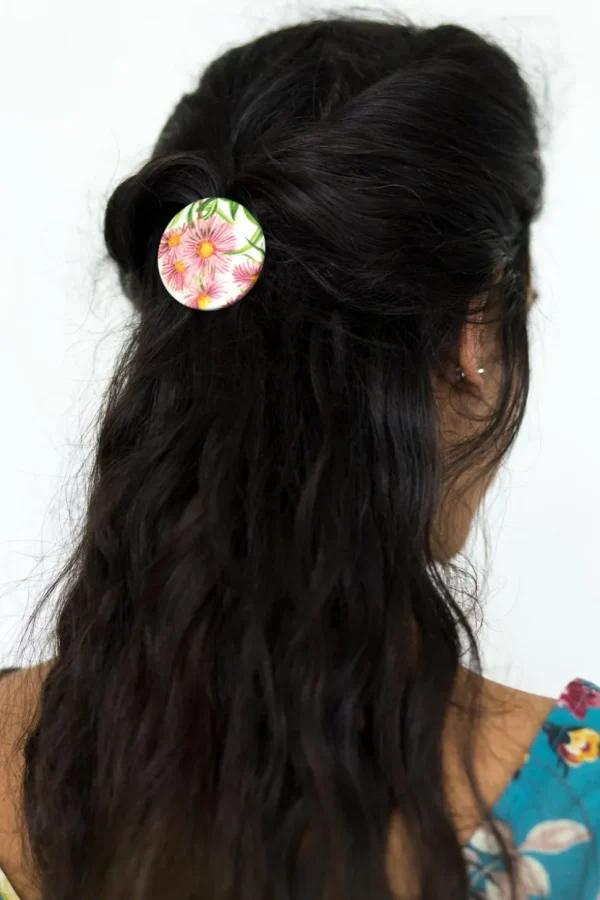 Hair Button Aster