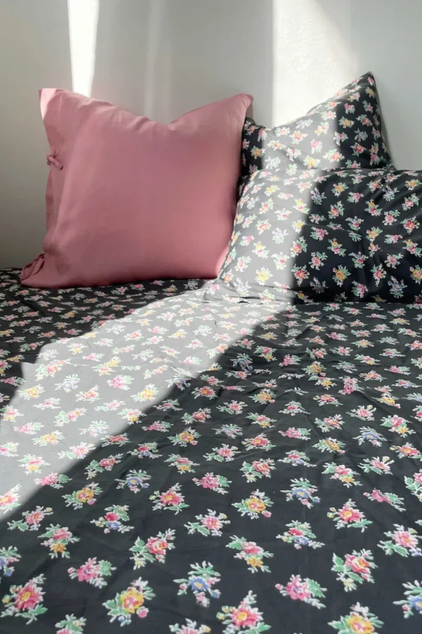 Linen Euro Set In Rose