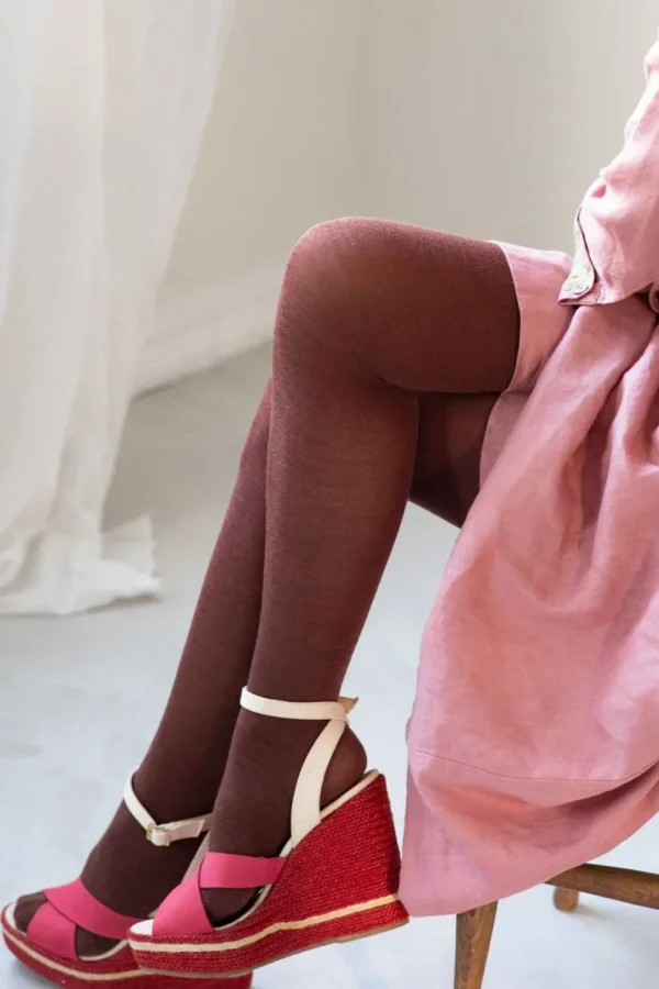 Luxe Cacao Wool Tights