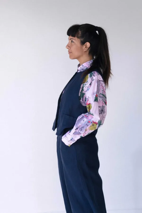 Marlo Vest In Dark Navy