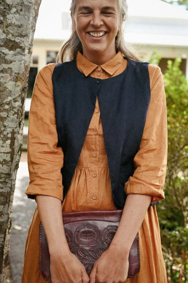 Marlo Vest In Dark Navy