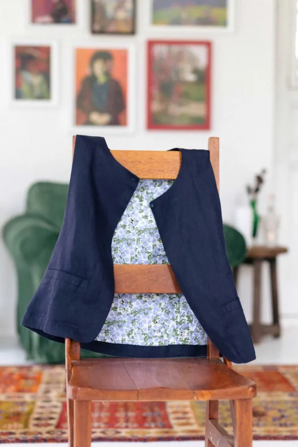 Marlo Vest In Dark Navy