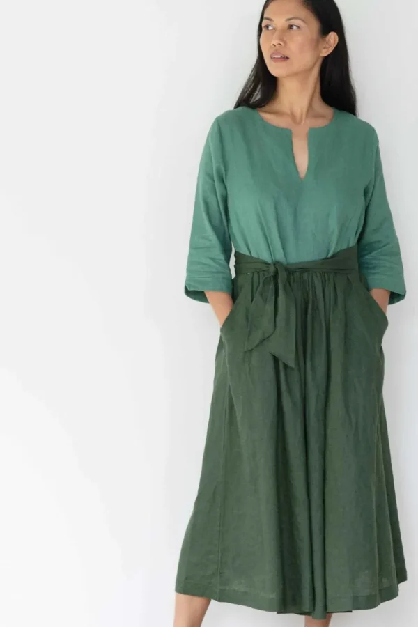 Michaela Dress Evergreen