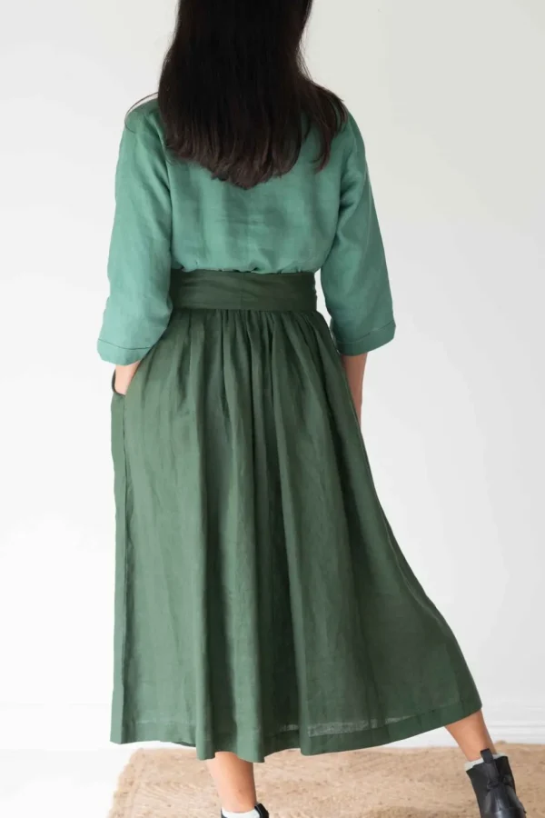 Michaela Dress Evergreen