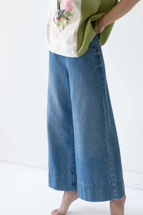 Ollie Pant In Denim *Organic Cotton