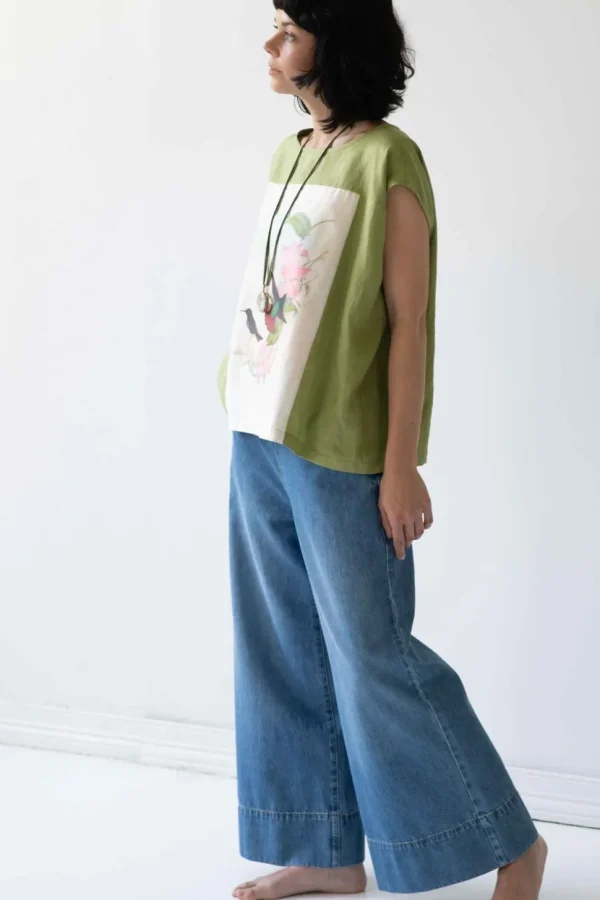 Ollie Pant In Denim *Organic Cotton