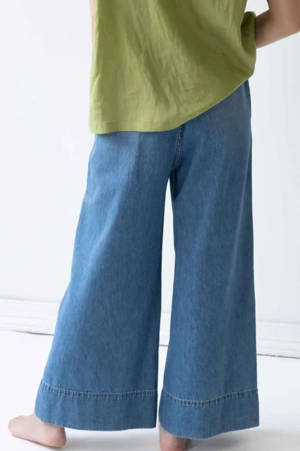 Ollie Pant In Denim *Organic Cotton