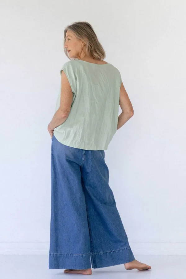 Ollie Pant In Denim *Organic Cotton