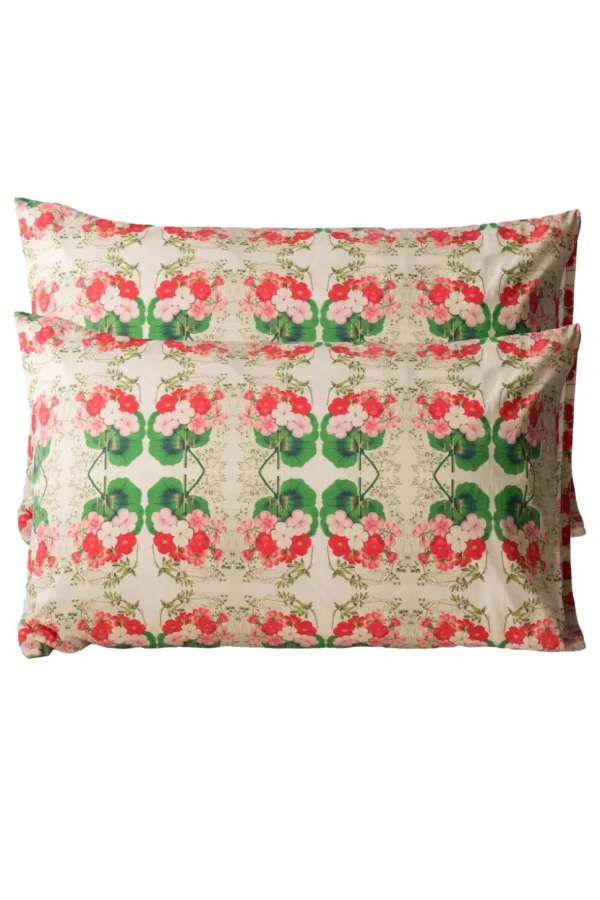Pelargonium Pillowcase Set *Organic Cotton