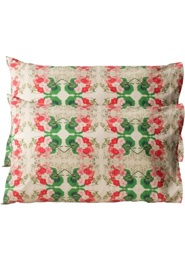 Pelargonium Pillowcase Set *Organic Cotton