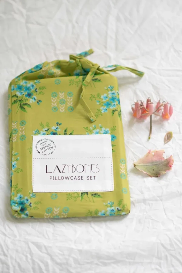 Pillowcase Set In Avonlea Moss *Organic Cotton