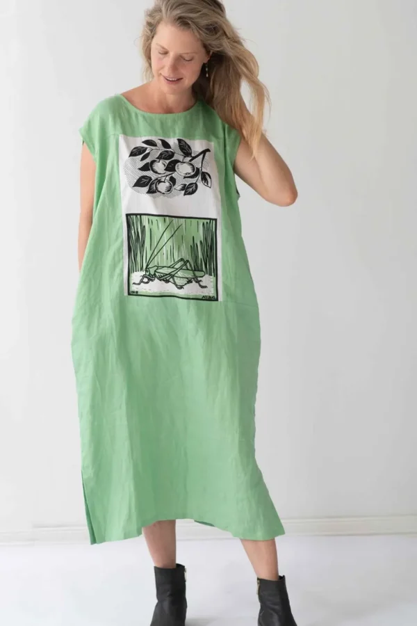 Polly Dress Greengage