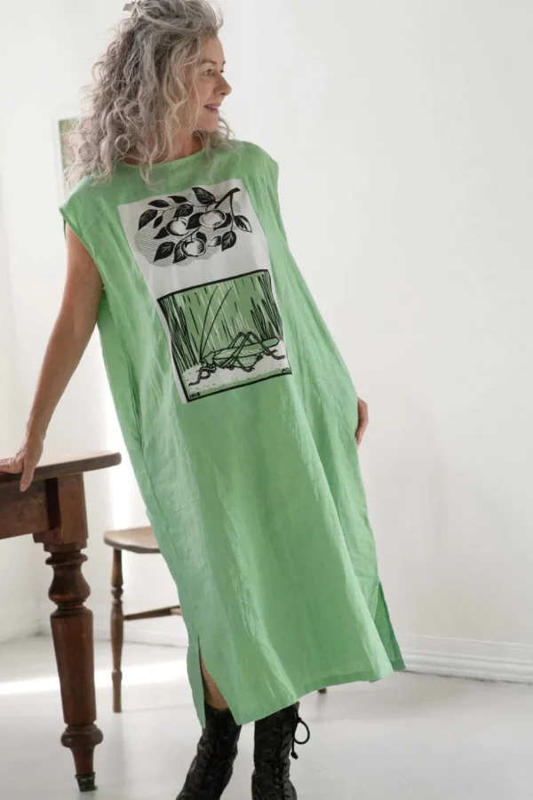 Polly Dress Greengage