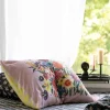 Rainbow Floral Pink Pillowcase Set *Organic Cotton