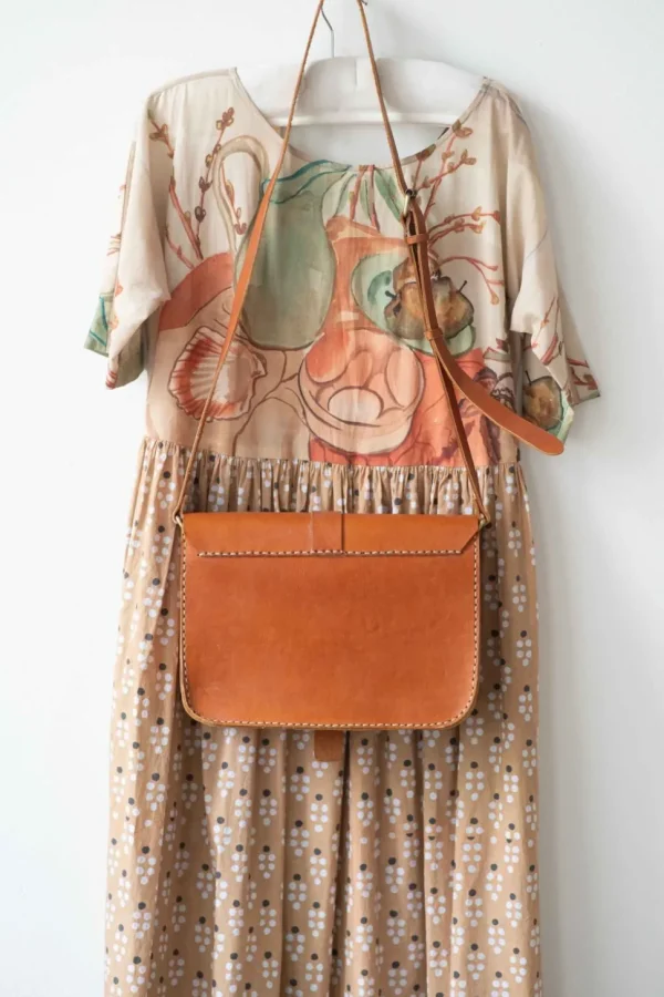 Rising Sun Leather Satchel