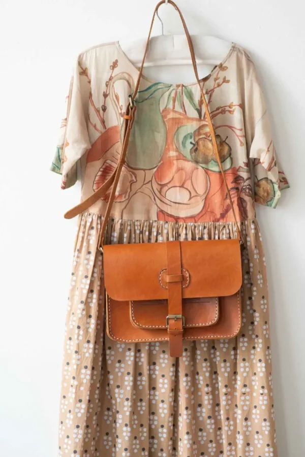 Rising Sun Leather Satchel