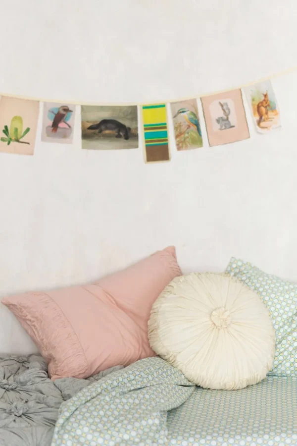 Rosette Pillowcase Set In Tuscan Pink *Organic Cotton