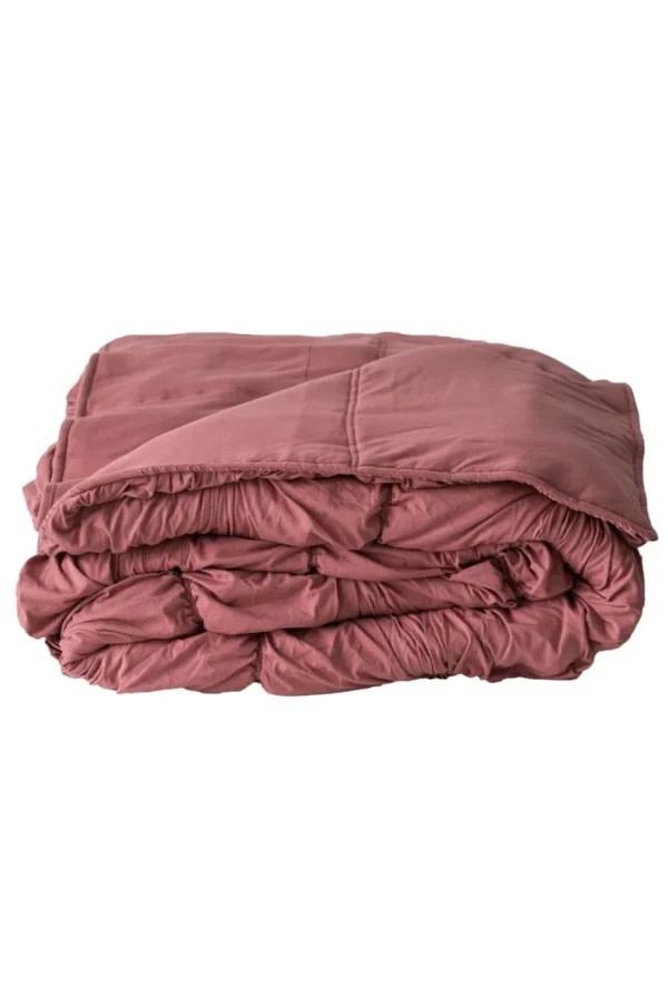 Rosette Quilt In Cedar *Organic Cotton