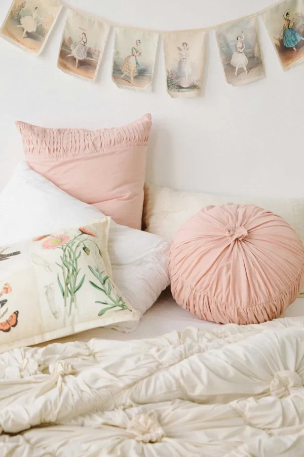 Rosette Quilt In Natural *Organic Cotton