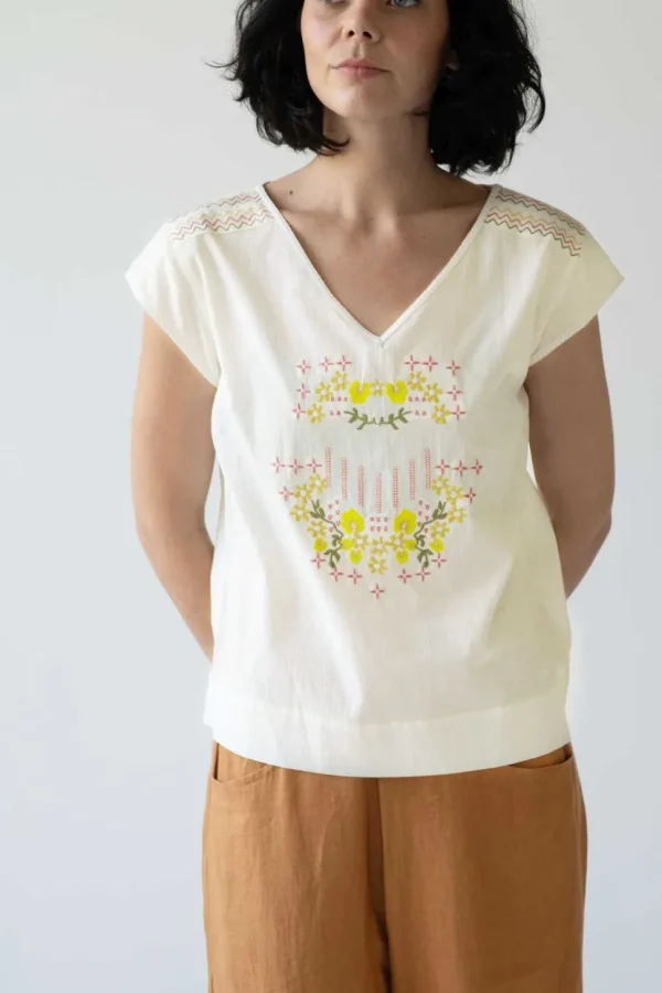 Sarah Top Creamy White