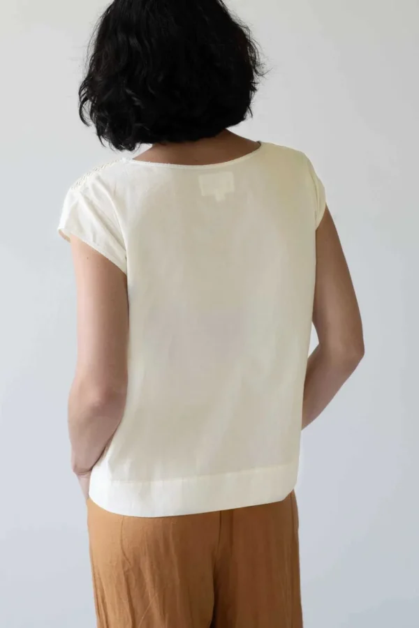 Sarah Top Creamy White