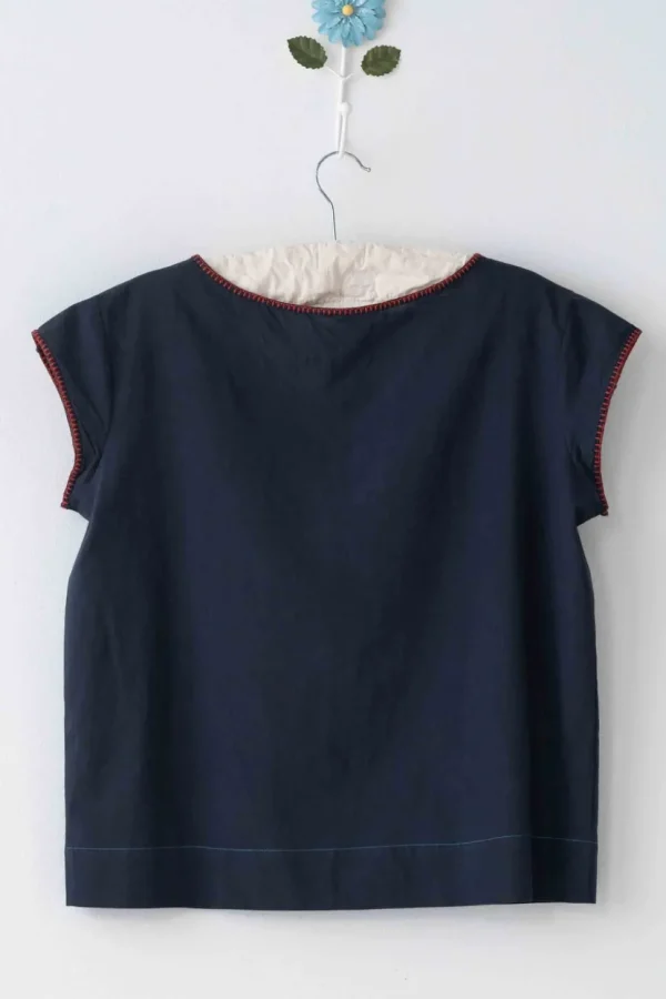 Sarah Top Parisian Blue