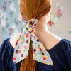 Scrunchie With Scarf In Daisy