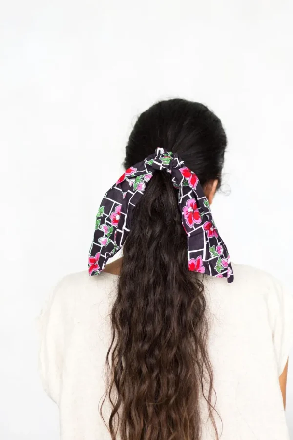 Scrunchie With Scarf In Zafra
