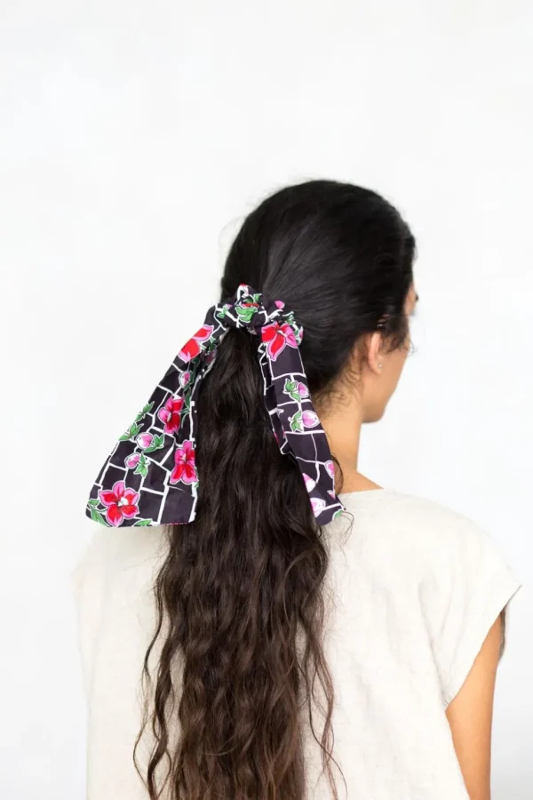 Scrunchie With Scarf In Zafra
